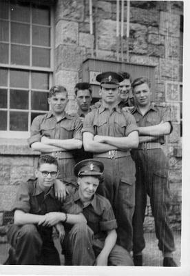 58600157.jpg - Wilfred B. Laywood (REME) * 14th July 1942 - †29th. August 1998  Wilfred at front with the cap. From the 1958-60 Album (58600157) of our photo-gallery.  Any details, memories or photographs that you may have would be most welcome.