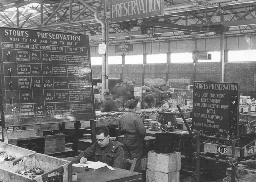 RAOC Central Ordnance Depot, Didcot, during the Second World War