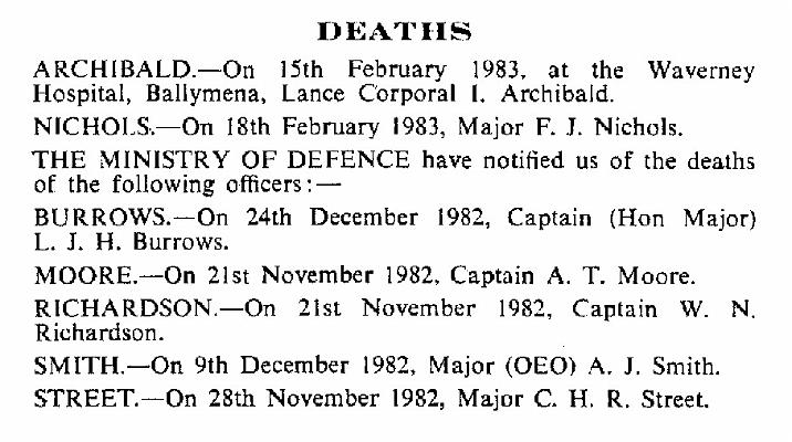 BA005g1.jpg - Ian Archibald * ??? - †15th. February 1983 Obituary Notice extracted from the ROAC Gazette entry 198304-424  Any details, memories or photographs that you may have would be most welcome.