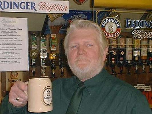 OBIT_Bentley-001.jpg - 22558961 Derek Foster "Ginge" Bentley Derek at the bar with a 1/2 liter mug of beer Derek Bentley & Jim Sandison, both ex boys, were in business together in Pocklington Yorkshire. Derek's wife continues to live in Pocklington, and Jim Sandison & his wife Eleanor also reside in the same area. Derek's daughter, Gail Bean, has been in touch, and provided this information. Any ex boy wishing to make contact with Jim Sandison should contact site admin in the first instance.  Any details, memories or photographs that you may have would be most welcome.