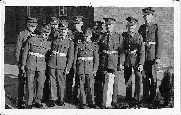 58600148.jpg - Gordon Brocklebank * 1942 - †21st. March 2011  The photo is an extract taken from the 1958-60 Album (58600148) of our photo-gallery Gordon is third from the right, rear row. Steevens House after Church Parade Any details, memories or photographs that you may have would be most welcome.