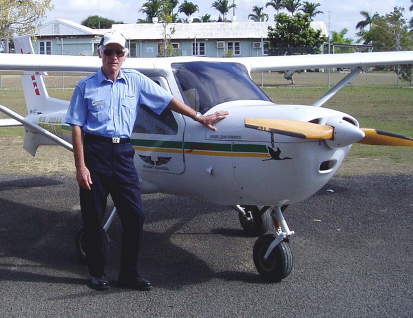 PP_51_01.jpg - Hugh Macdonald KAY *6th April 1940 - †13th March 2012 Hugh with his plane.