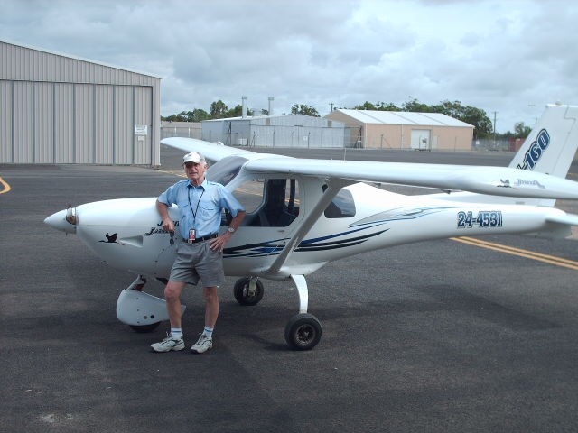 PP_51_03.jpg - Hugh Macdonald KAY *6th April 1940 - †13th March 2012 Another photo of Hugh, with his plane .