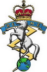 REME.jpg - Wilfred B. Laywood (REME) * 14th July 1942 - †29th. August 1998  R.E.M.E. Cap Badge  Any details, memories or photographs that you may have would be most welcome.