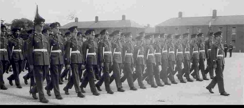 61630102.jpg - Harold Joseph P. NASH 23881128 * 16th. February 1946 - † 30th. August 1999 Lofty as Right Marker on his Passing out Parade in 1963 The photo is taken from the 1960-63 Album (70720082) of our photo-gallery  Any details, memories or photographs that you may have would be most welcome.